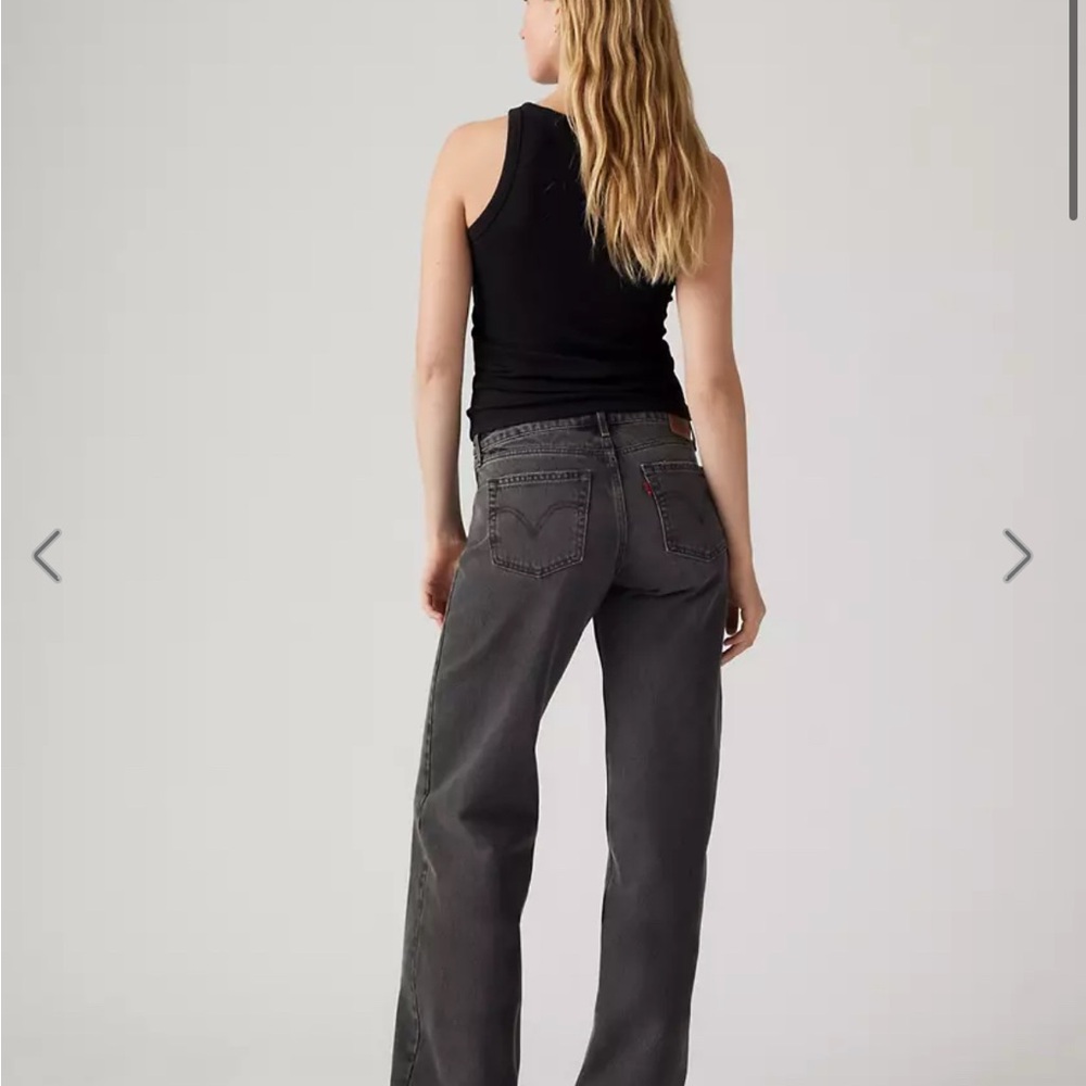 Levi's Women's Charcoal Straight Leg Jeans